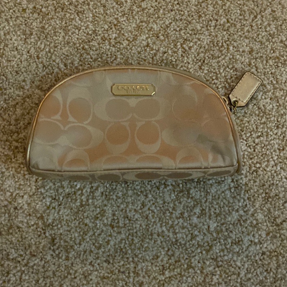 Coach cosmetics bag